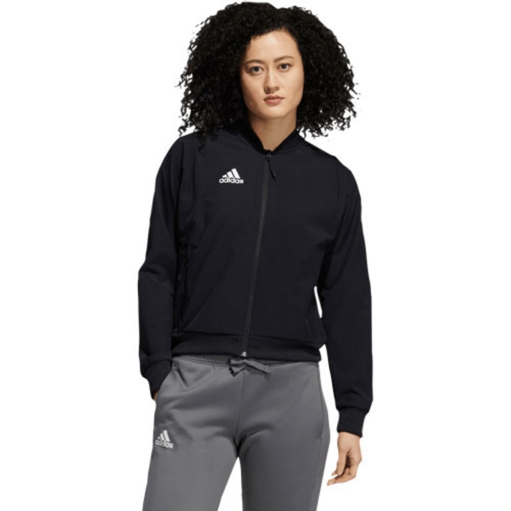 🌸 ADIDAS XS BLACK WARM UP TRACK JACKET